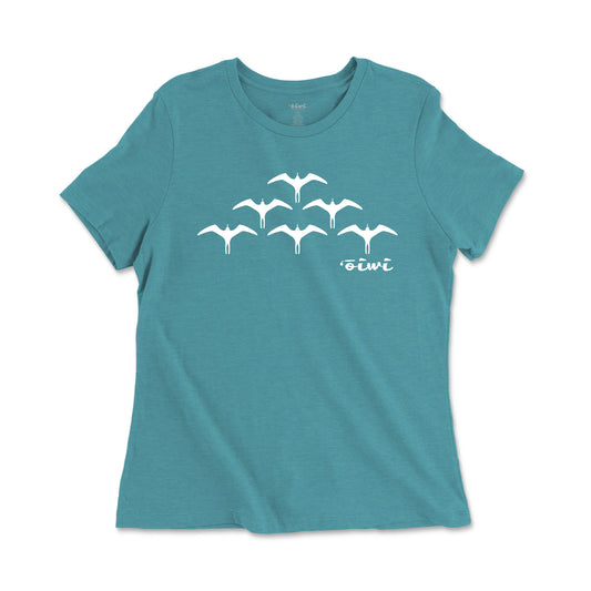 Iwa Birds Wahine Relaxed Tee