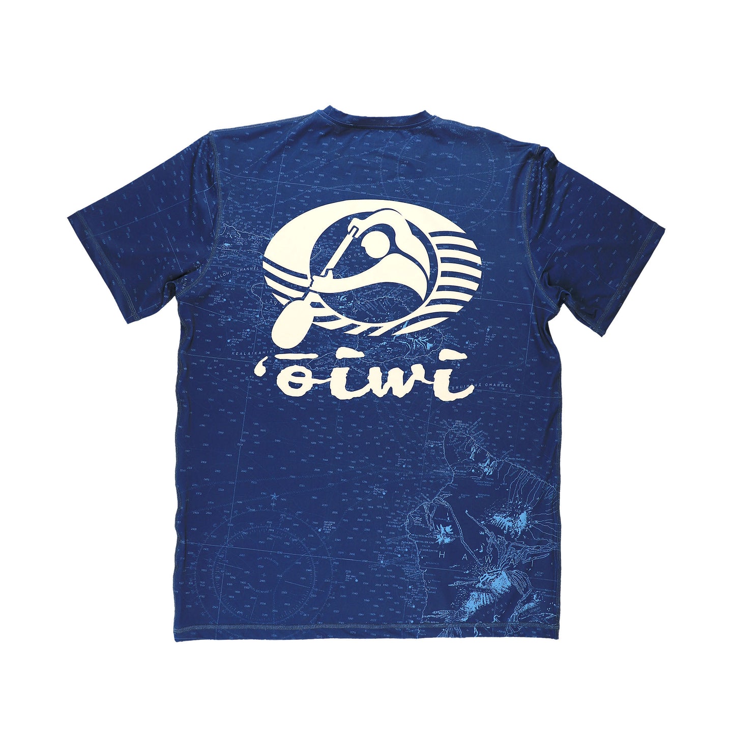 Oiwi Nautical Short Sleeve UPF 30 Shirt - Oiwi
