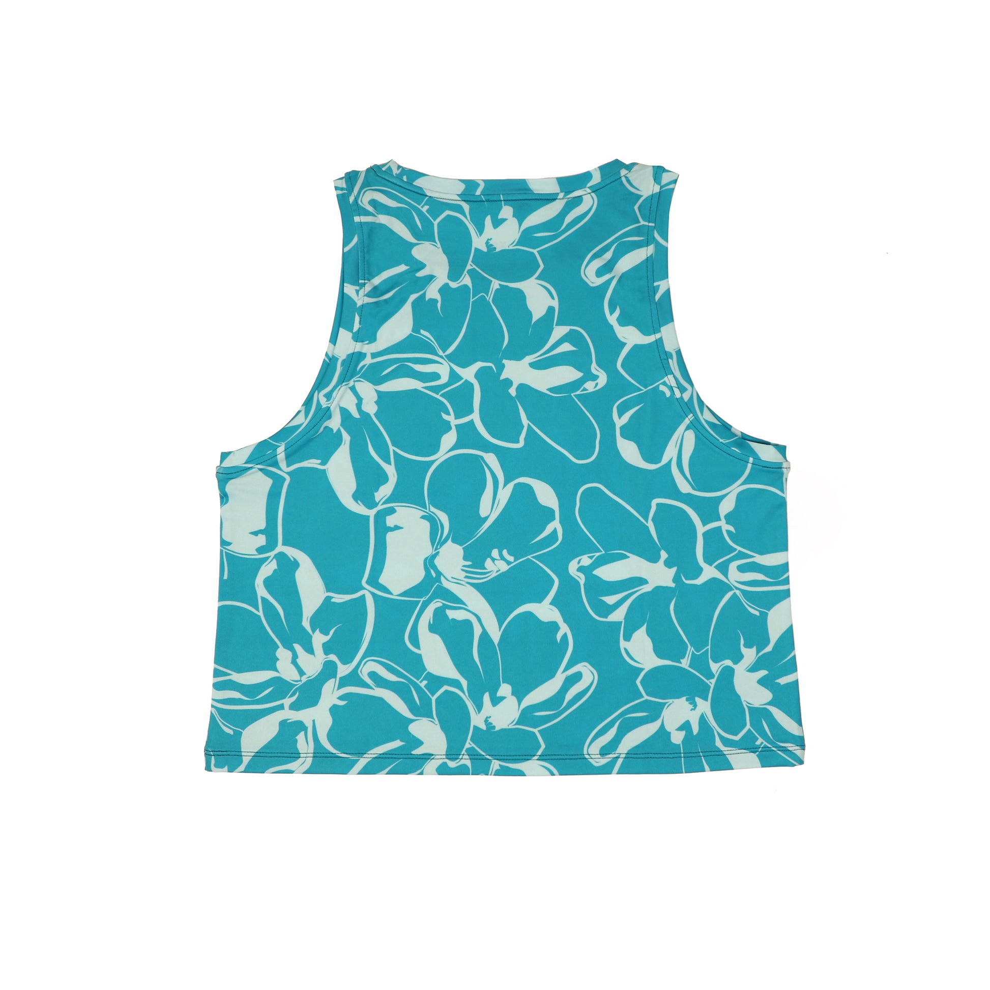 Wahine Puakenikeni Cropped Sleeveless UPF 30 Shirt - Oiwi